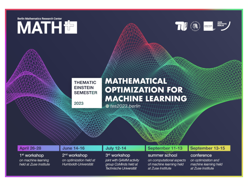 Summer School & Conference on Mathematical Optimization for Machine Learning