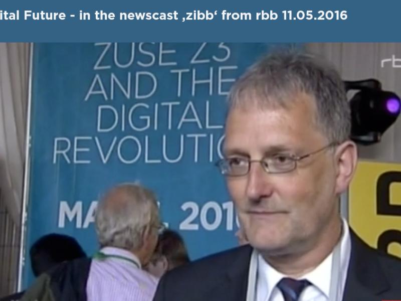The Digital Future - in the newscast &quot;zibb&quot; from rbb