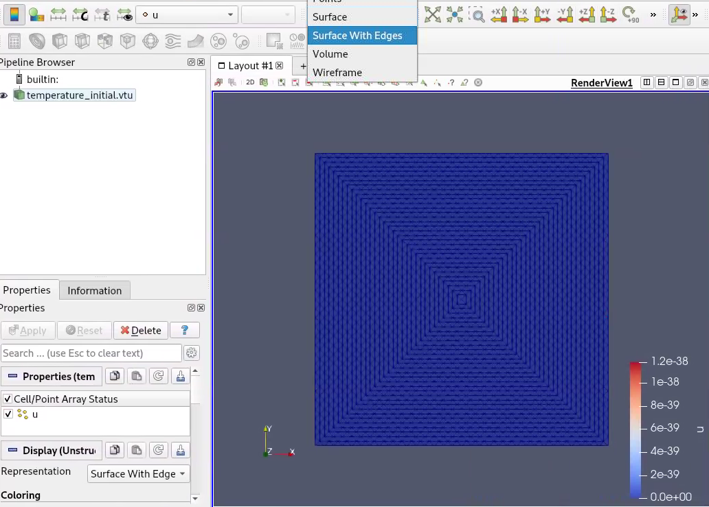 View grid lines