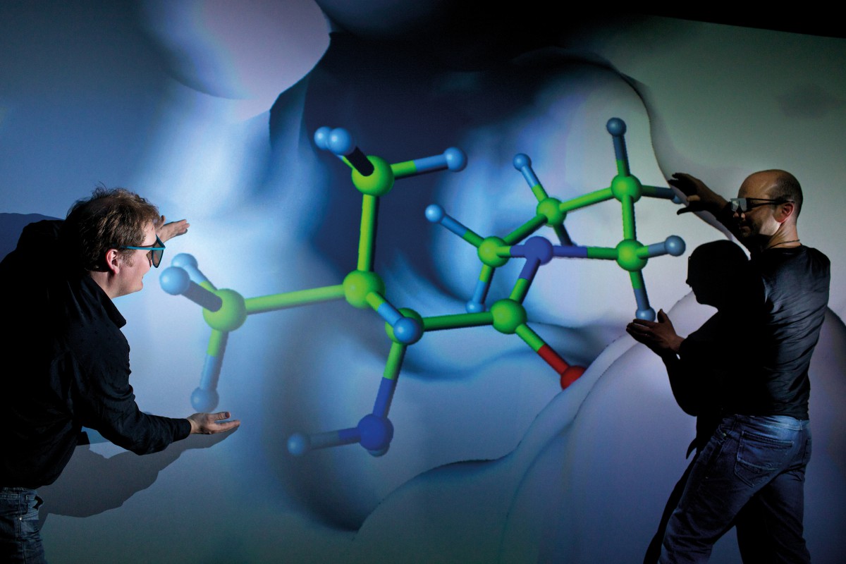 ZIB provides 3D facilities for the design of functional molecules