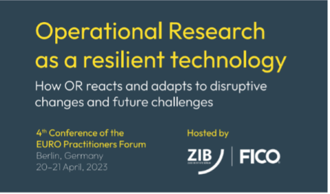 EURO Conference on OR as a resilient technology 