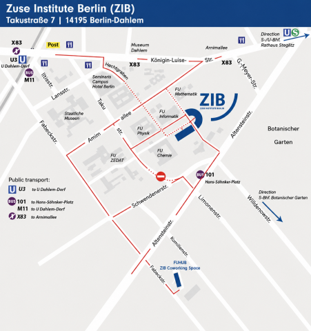 Direction map