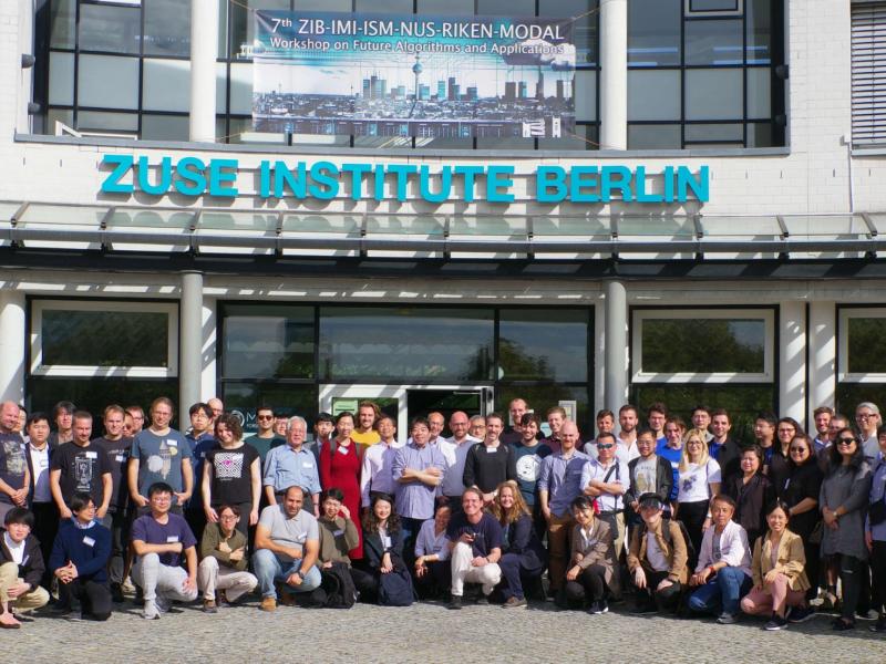 7th ZIB-IMI-ISM-NUS-RIKEN-MODAL Workshop fand vom 27-30.09.2023 im ZIB statt