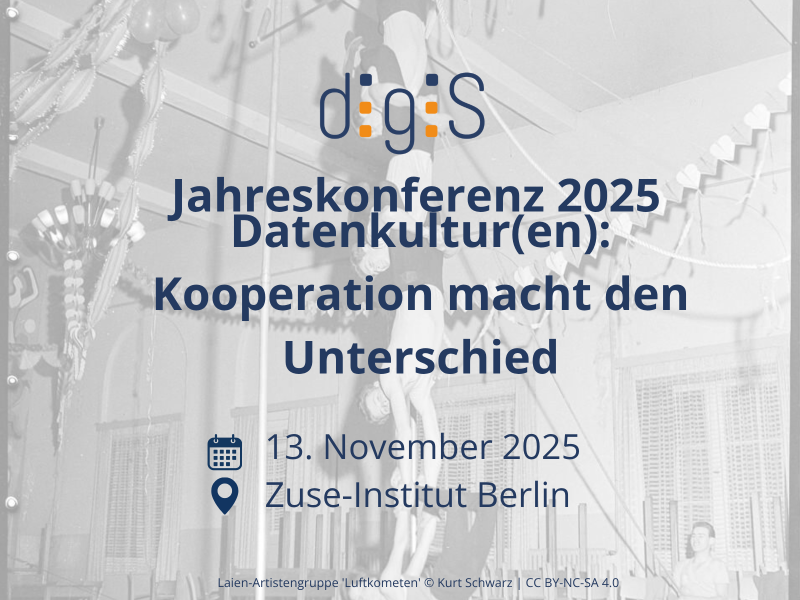 digiS Conference 2025 &quot;Datenkultur(en): Kooperation macht den Unterschied&quot;