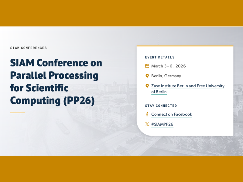 SIAM Conference on Parallel Processing for Scientific Computing (PP26)