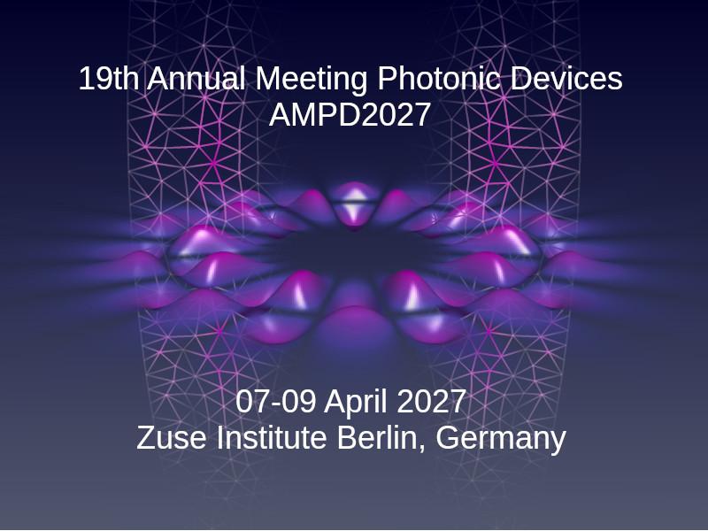 19th Annual Meeting Photonic Devices (AMPD2027)
