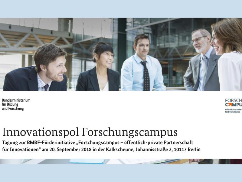 Fachtagung „Innovationspol Forschungscampus“