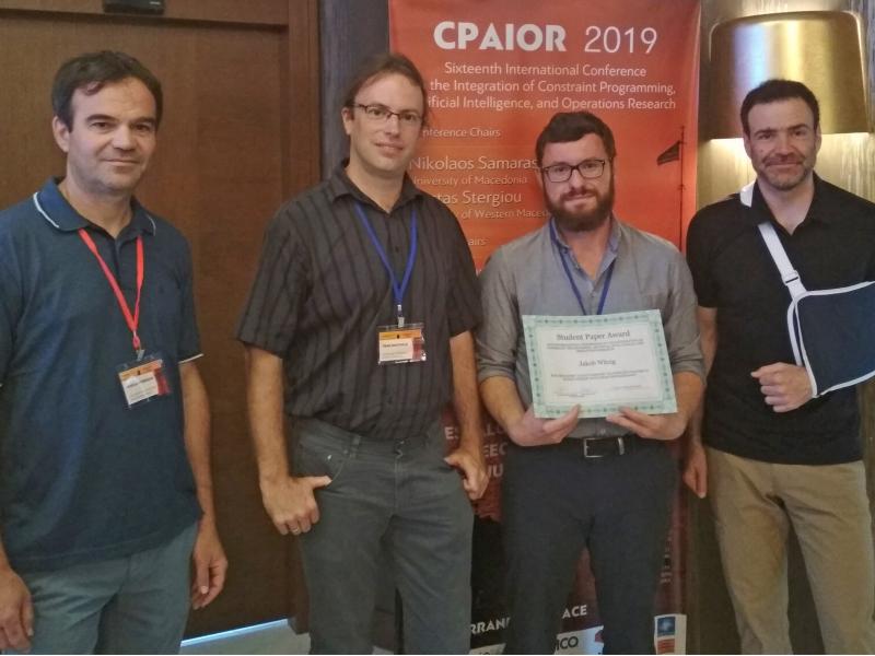 MODAL researchers win &quot;best student paper award&quot; at CPAIOR2019 conference, held in Thessaloniki