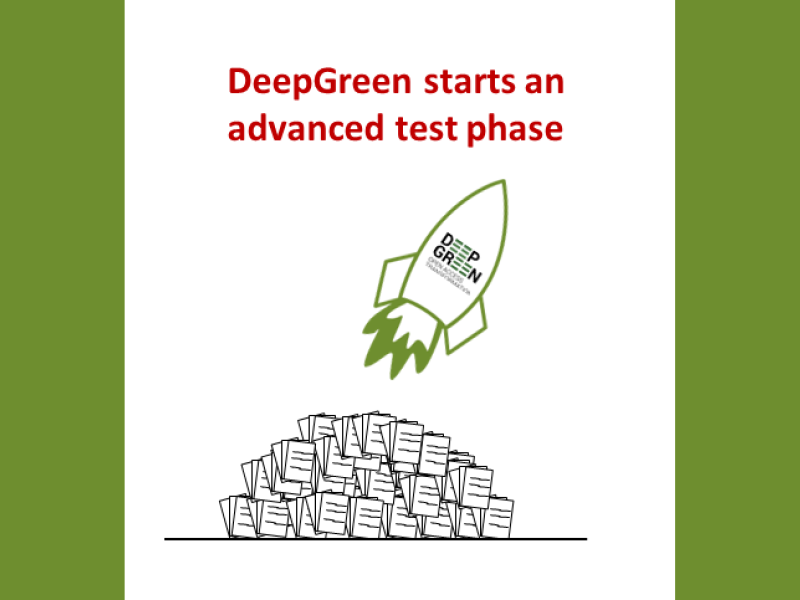 DeepGreen starts an advanced test phase