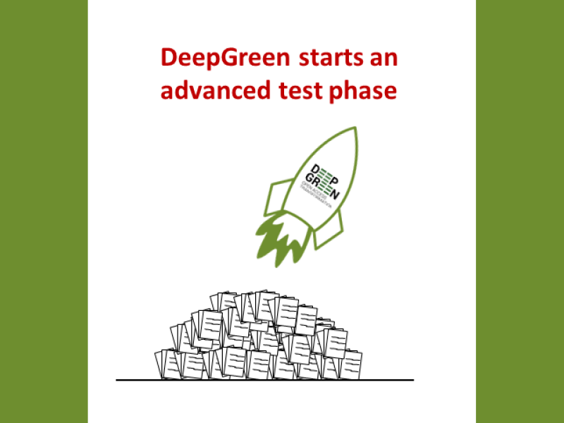 DeepGreen startet in eine erweiterte Testphase