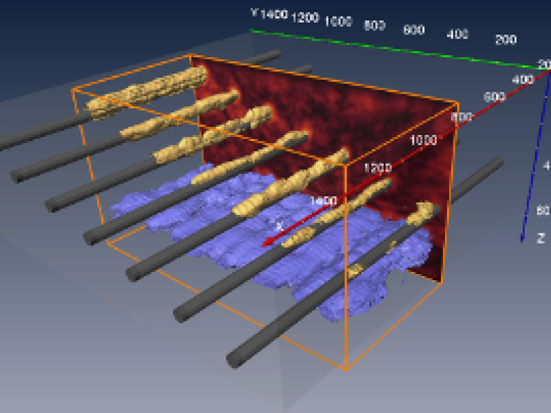 Visualization of Radar and Ultrasound Data of Concrete Structures