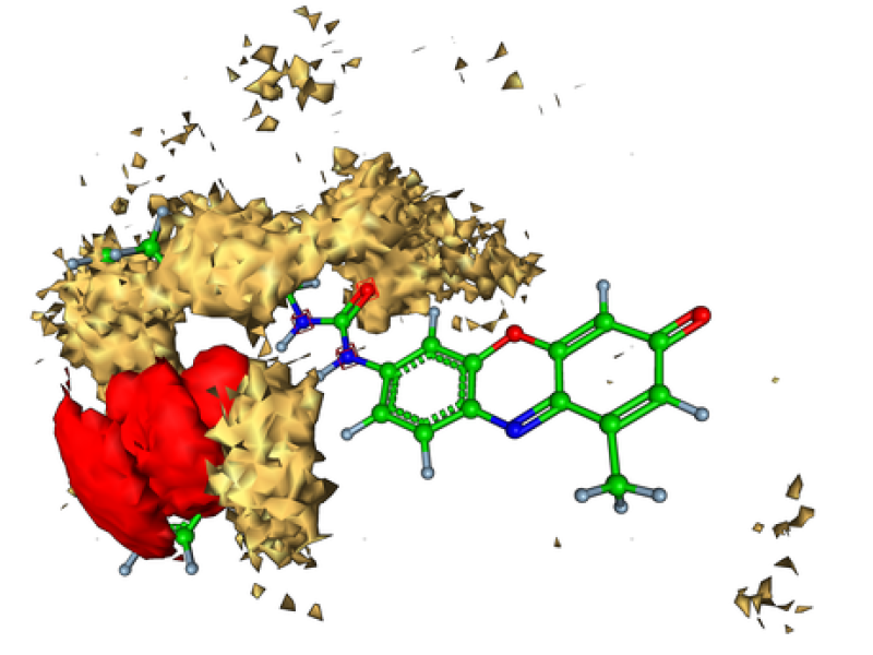 Modeling Cavity Formation in Molecularly Imprinted Polymers