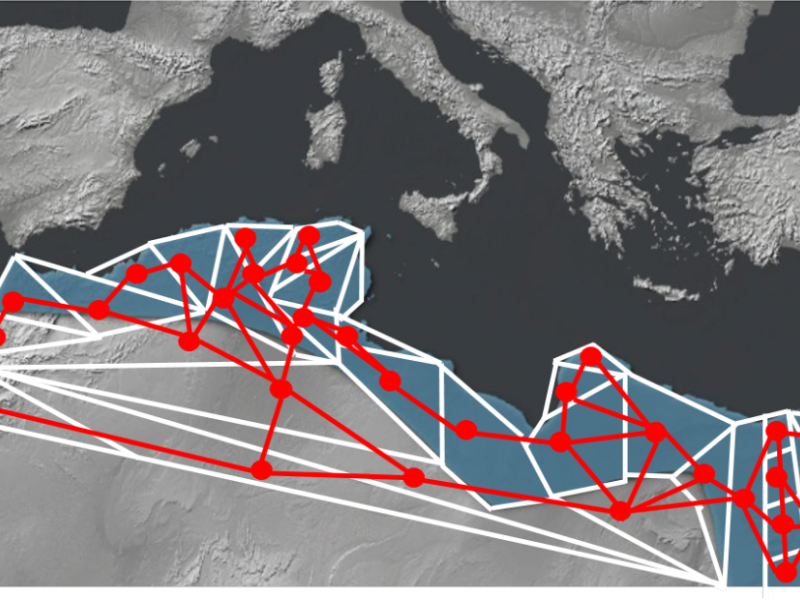 Data-driven Modeling of the Romanization Process of Northern Africa