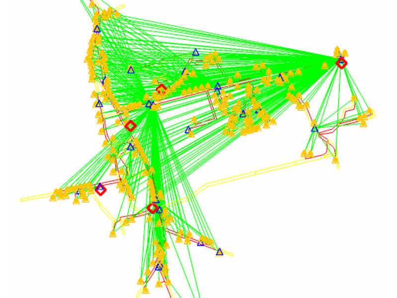 Multicriteria Optimization of FTTx Networks