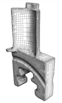 Context-Based Coding of Adaptive Multiresolution Meshes