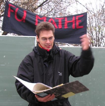 Martin Weiser giving a lecture